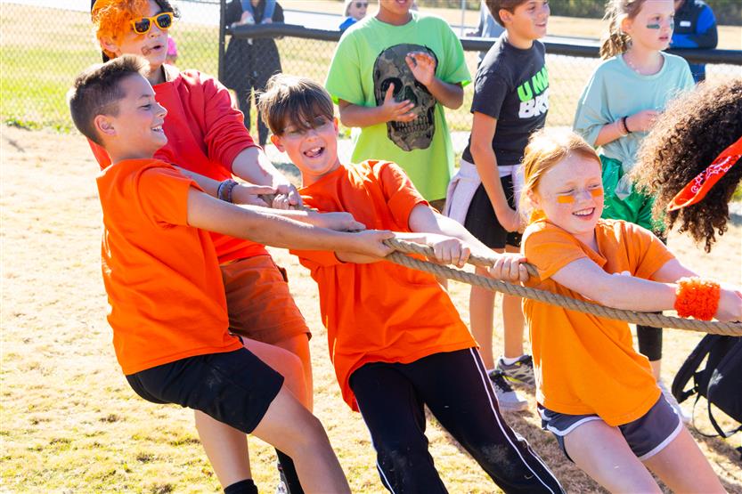 Students enjoy field day